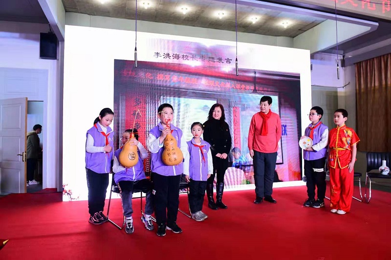 北京市星河实验学校平房分校举办第十届“楹联迎春”校园文化节